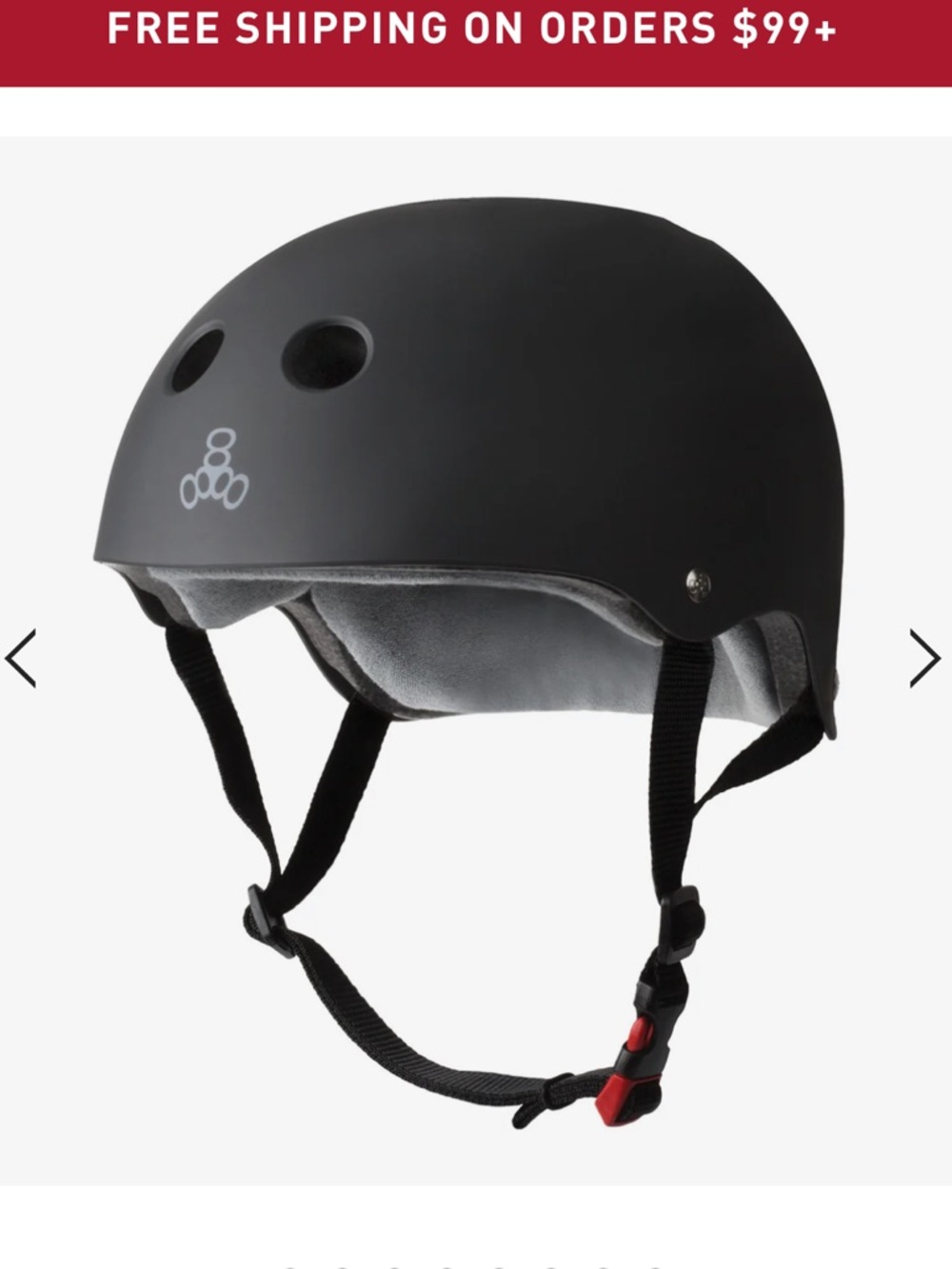 New Triple Eight helmet skate derby protection